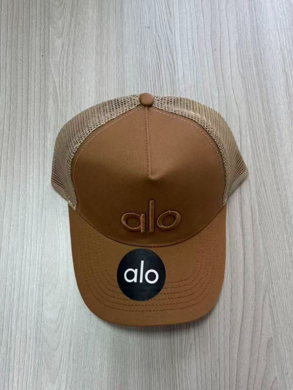Alo Yoga Streetwear Trucker Hat✨ Gravel Color Adjustable Cap